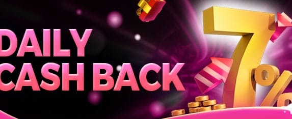 7% Loss Cashback promotion